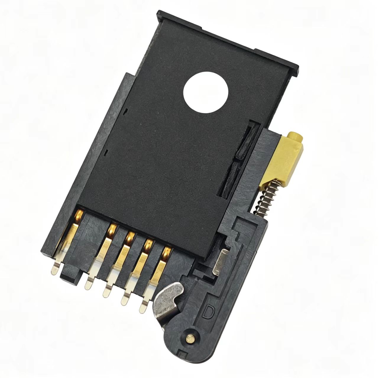 SIM card connector with card holder 